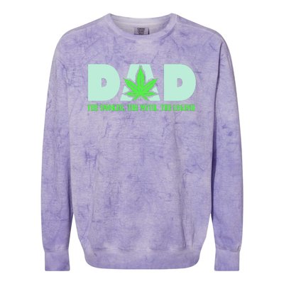 Smoking Dad Colorblast Crewneck Sweatshirt