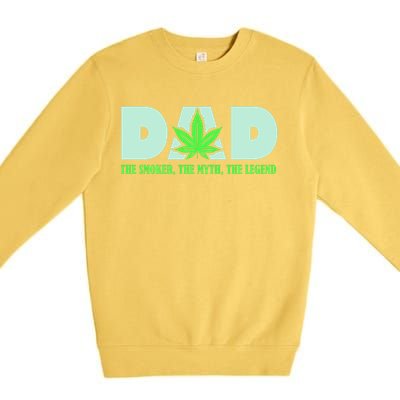 Smoking Dad Premium Crewneck Sweatshirt