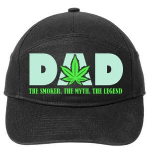 Smoking Dad 7-Panel Snapback Hat