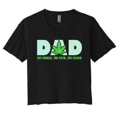 Smoking Dad Women's Crop Top Tee