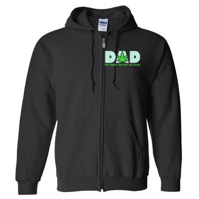 Smoking Dad Full Zip Hoodie