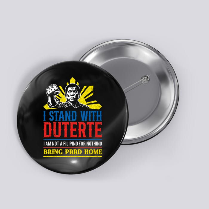 Support Duterte – Stand with Duterte Against ICC Charges Button