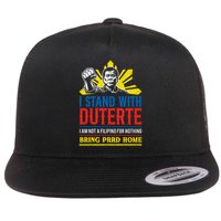 Support Duterte – Stand with Duterte Against ICC Charges Flat Bill Trucker Hat