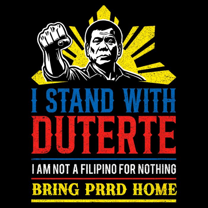 Support Duterte – Stand with Duterte Against ICC Charges Flat Bill Trucker Hat