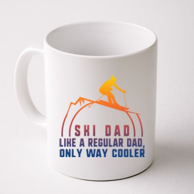 Ski Dad Skiing Daddy Papa Grandpa Cool Snowboarding Father Cool Gift Coffee Mug