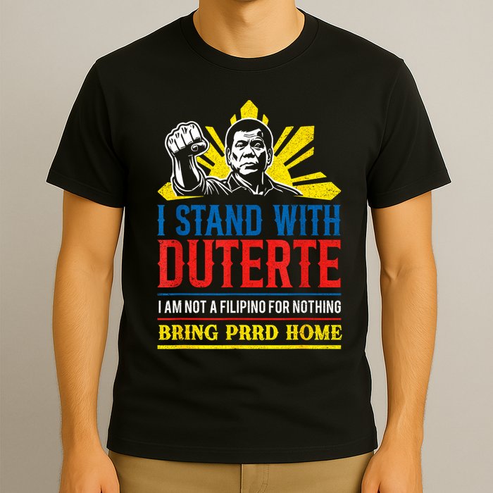 Support Duterte – Stand with Duterte Against ICC Charges T-Shirt