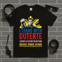 Support Duterte – Stand with Duterte Against ICC Charges T-Shirt