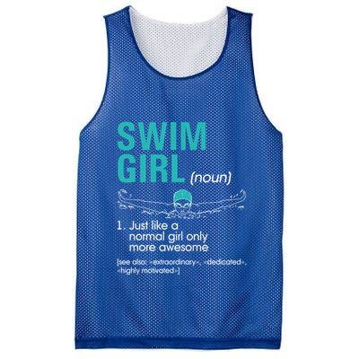 Swim Definition Super Cute Swimming Swimmers Gift Mesh Reversible Basketball Jersey Tank