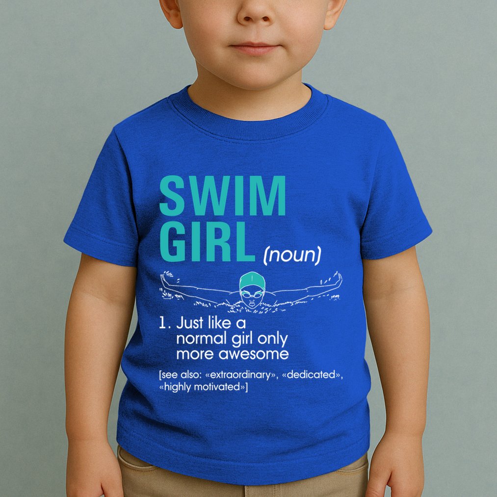 Swim Definition Super Cute Swimming Swimmers Gift Toddler T-Shirt