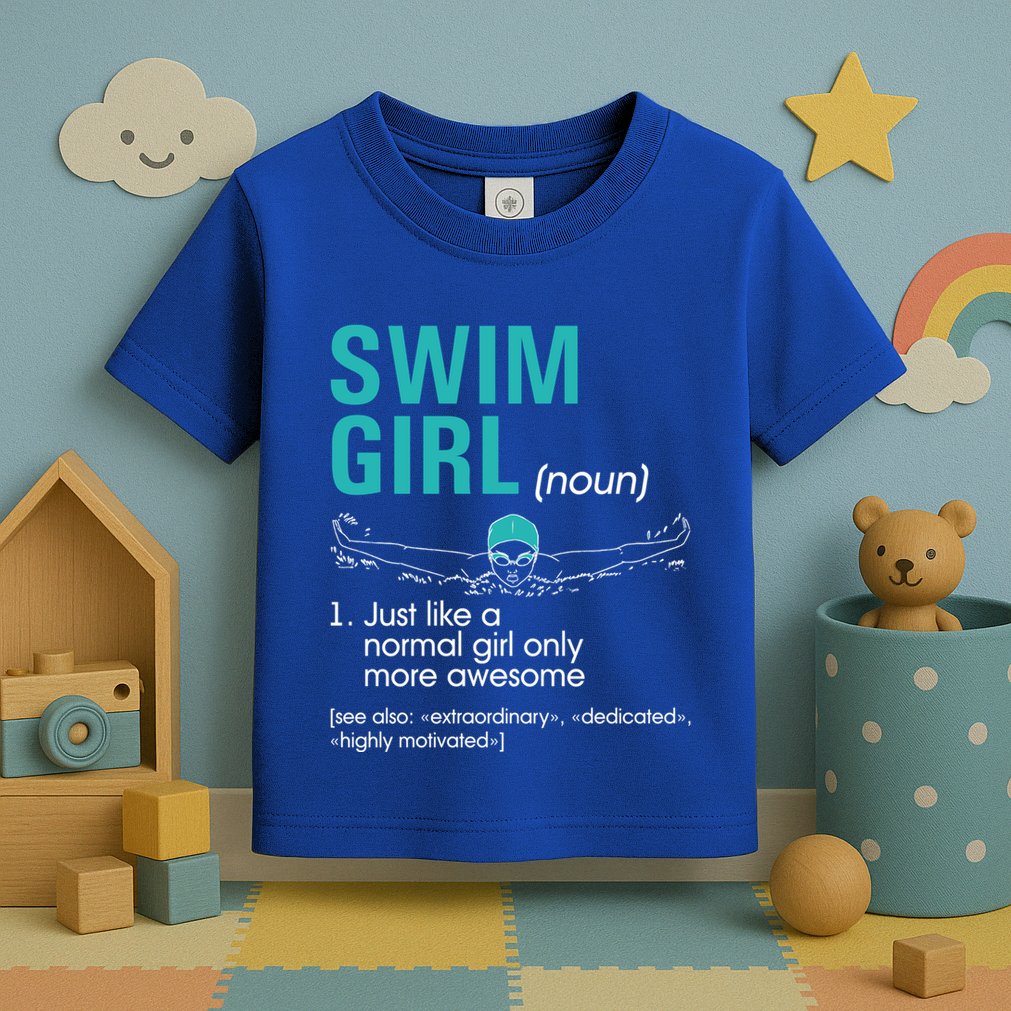 Swim Definition Super Cute Swimming Swimmers Gift Toddler T-Shirt