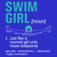 Swim Definition Super Cute Swimming Swimmers Gift Visor