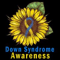 Sunflower Down Syndrome Awareness Cooling Performance Crew T-Shirt