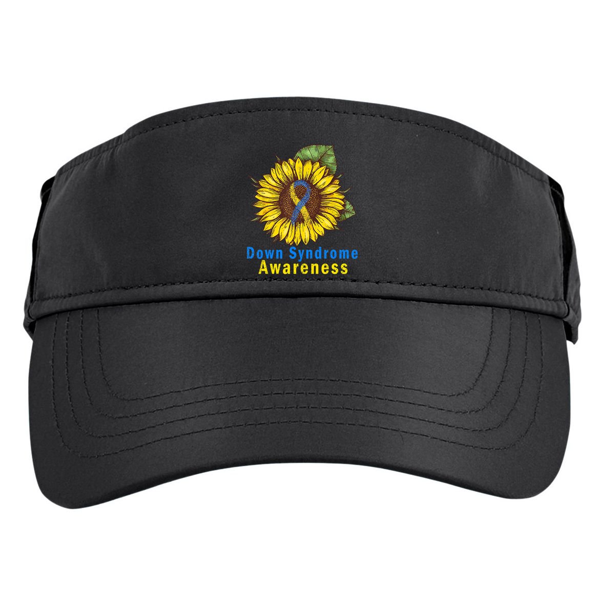 Sunflower Down Syndrome Awareness Adult Drive Performance Visor