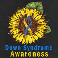Sunflower Down Syndrome Awareness Adult Drive Performance Visor