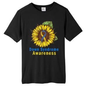 Sunflower Down Syndrome Awareness Tall Fusion ChromaSoft Performance T-Shirt