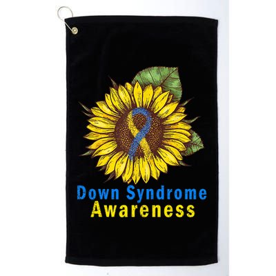 Sunflower Down Syndrome Awareness Golf Towel