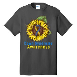 Sunflower Down Syndrome Awareness Tall T-Shirt