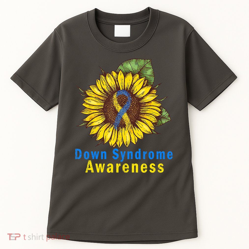 Sunflower Down Syndrome Awareness Tall T-Shirt