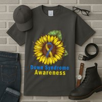 Sunflower Down Syndrome Awareness Tall T-Shirt