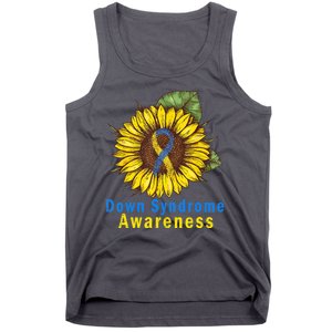 Sunflower Down Syndrome Awareness Tank Top