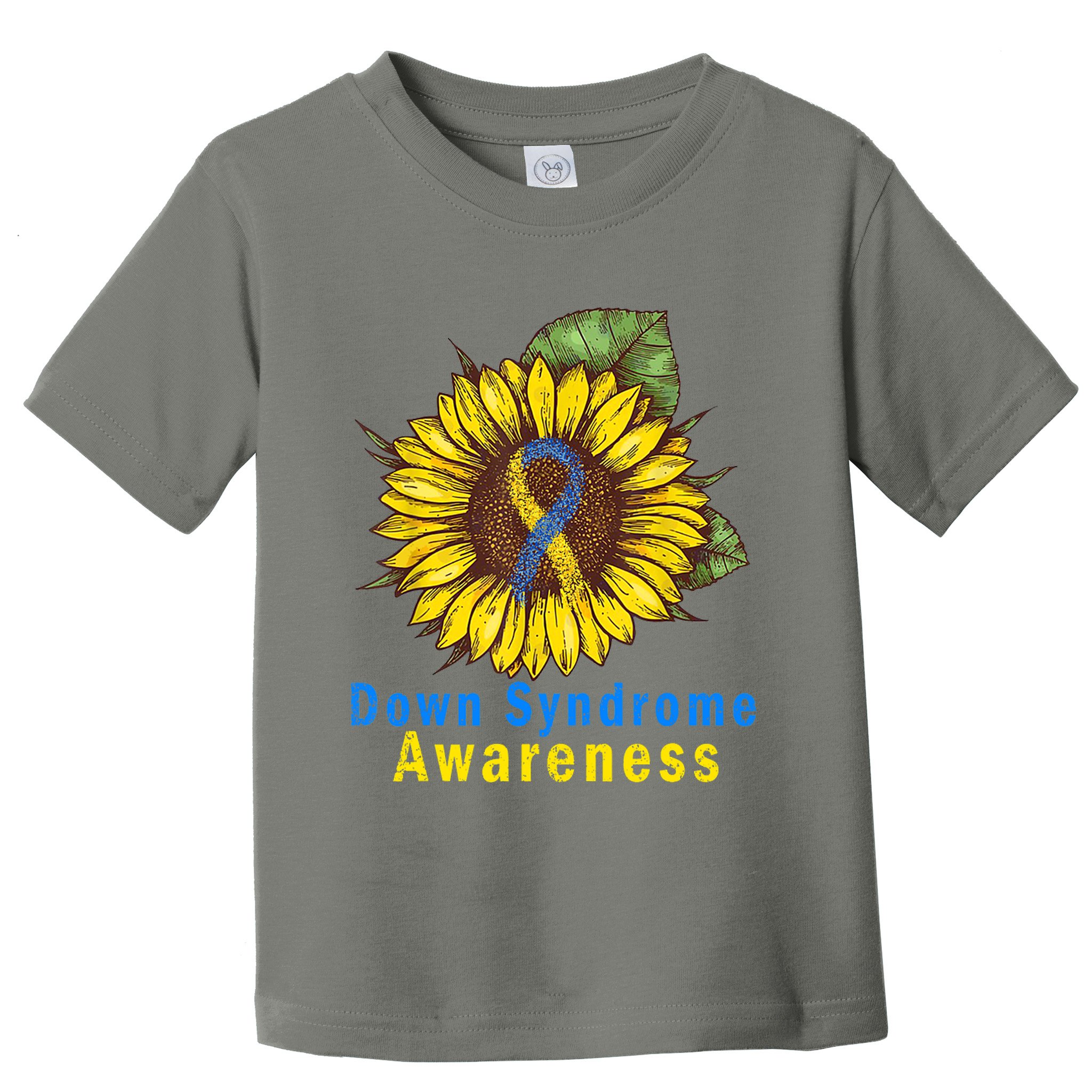 Sunflower Down Syndrome Awareness Toddler T-Shirt