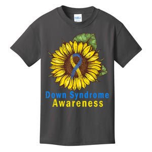 Sunflower Down Syndrome Awareness Kids T-Shirt