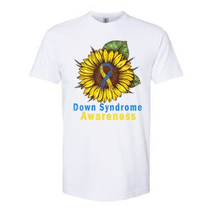 Sunflower Down Syndrome Awareness Softstyle CVC T-Shirt