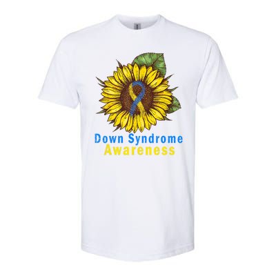 Sunflower Down Syndrome Awareness Softstyle® CVC T-Shirt