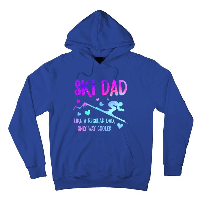 Ski Dad Skiing Daddy Papa Grandpa Cool Snowboarding Father Gift Hoodie