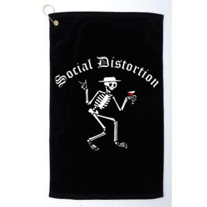 Social Distortion Skeleton Platinum Collection Golf Towel