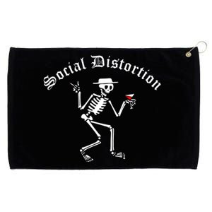 Social Distortion Skeleton Grommeted Golf Towel