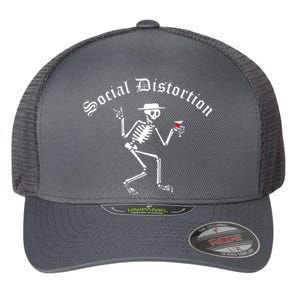 Social Distortion Skeleton Flexfit Unipanel Trucker Cap