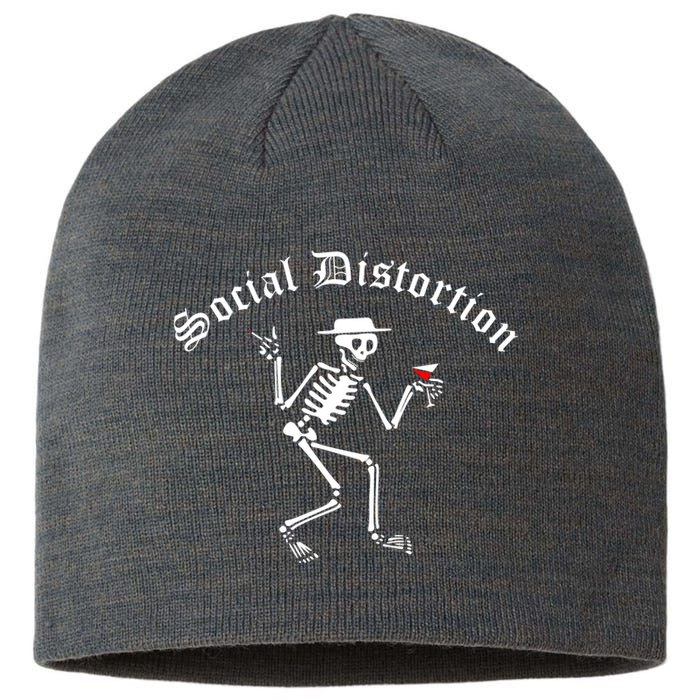 Social Distortion Skeleton Sustainable Beanie