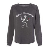 Social Distortion Skeleton Womens California Wash Sweatshirt