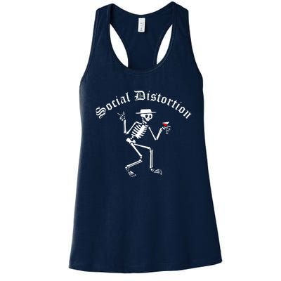 Social Distortion Skeleton Women's Racerback Tank