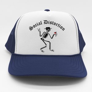 Social Distortion Skeleton Trucker Hat