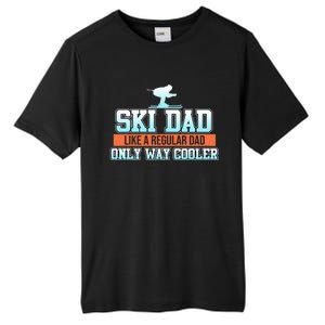 Ski Dad Skiing Skier Snowboard Winter Sports Graphic Gift Tall Fusion ChromaSoft Performance T-Shirt