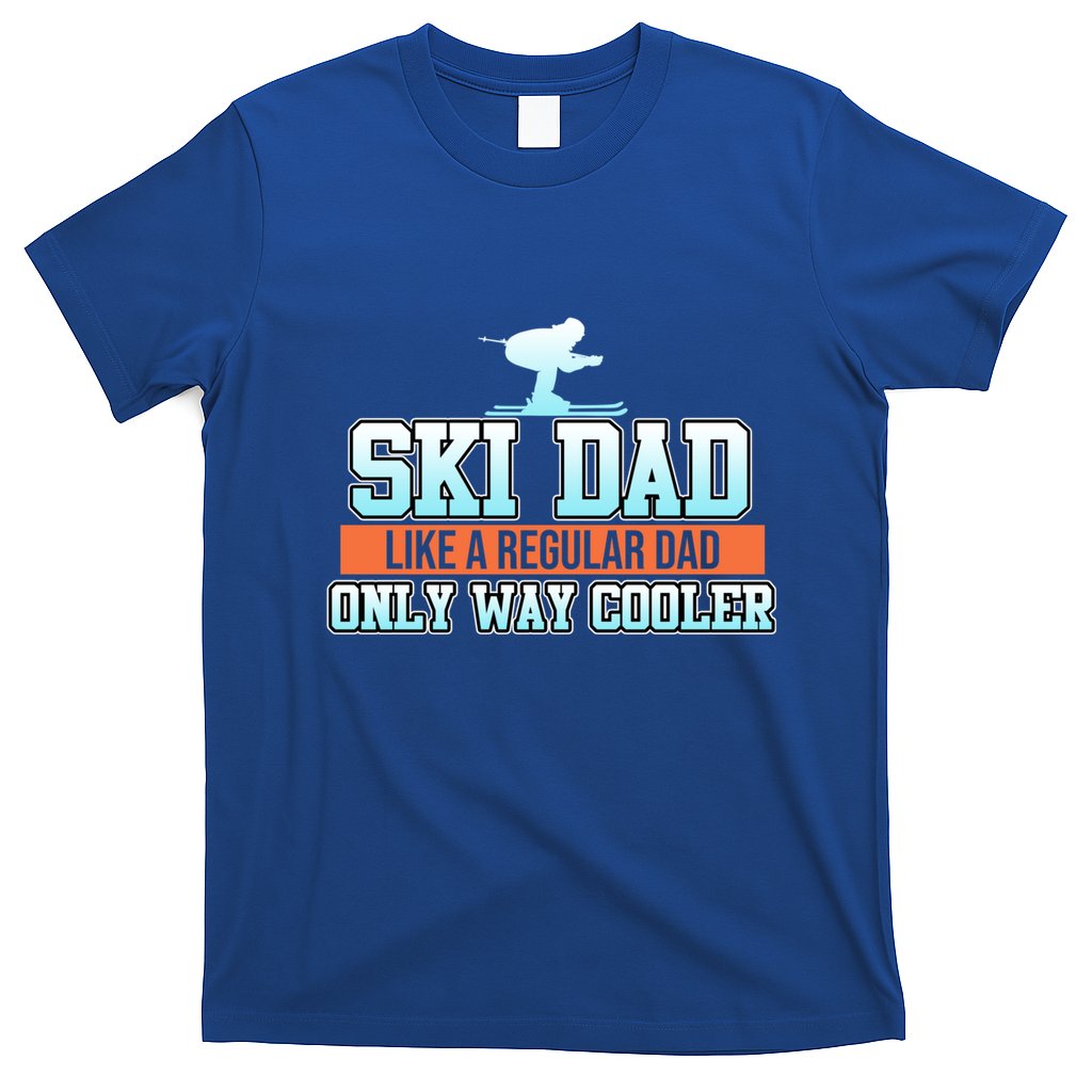 Ski Dad Skiing Skier Snowboard Winter Sports Graphic Gift T-Shirt