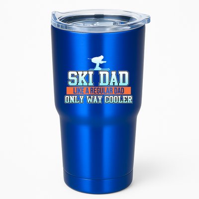 Ski Dad Skiing Skier Snowboard Winter Sports Graphic Gift Tumbler