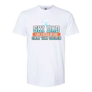 Ski Dad Skiing Skier Snowboard Winter Sports Graphic Gift Softstyle CVC T-Shirt