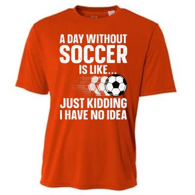 Soccer Design Sport Player Soccer Lover Cooling Performance Crew T-Shirt