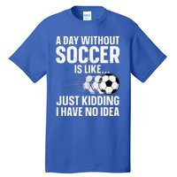 Soccer Design Sport Player Soccer Lover Tall T-Shirt