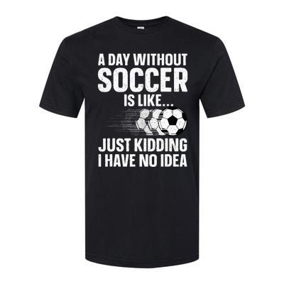 Soccer Design Sport Player Soccer Lover Softstyle® CVC T-Shirt