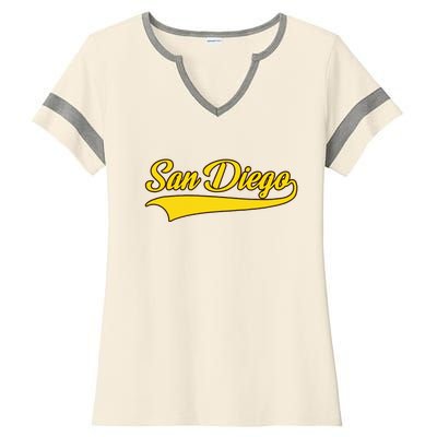 San Diego Ladies Halftime Notch Neck Tee