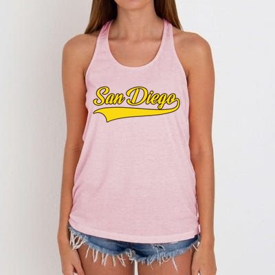 San Diego Women's Knotted Racerback Tank