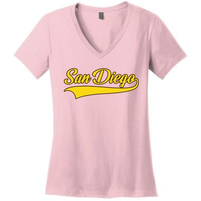 San Diego Women's V-Neck T-Shirt