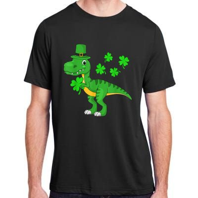 Shamrock Dino St Patricks Day Shirt K.i.d.s T Rex Toddler b.o.y.s Adult ChromaSoft Performance T-Shirt