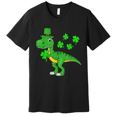 Shamrock Dino St Patricks Day Shirt K.i.d.s T Rex Toddler b.o.y.s Premium T-Shirt