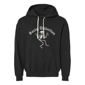 Social Distortion Skelly Garment-Dyed Fleece Hoodie