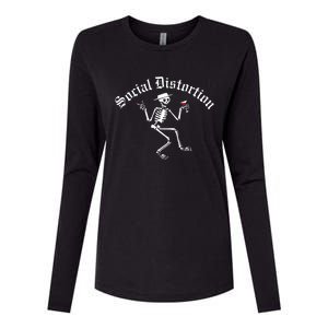 Social Distortion Skelly Womens Cotton Relaxed Long Sleeve T-Shirt